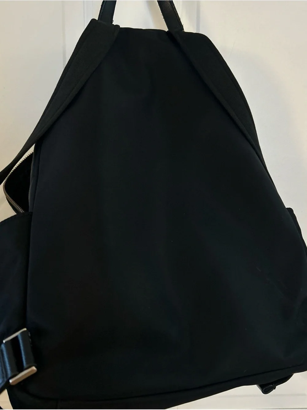 kate spade Black Nylon Backpack with Gold Hardware